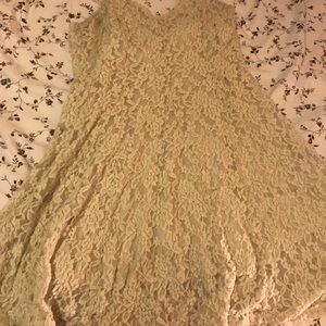 White Lacy American Eagle dress!